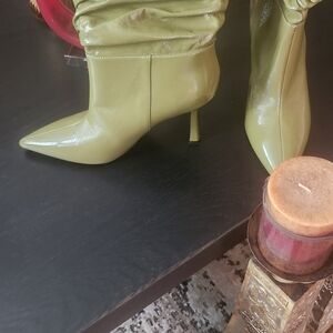 Olive Green Women's Boots